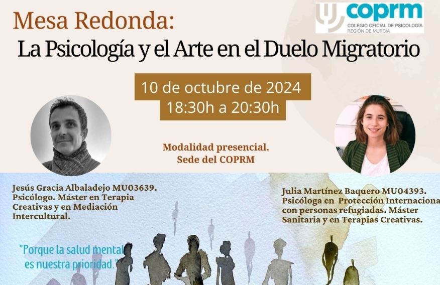 Mesa Redonda: La Psicología y el Arte en el Duelo Migratorio